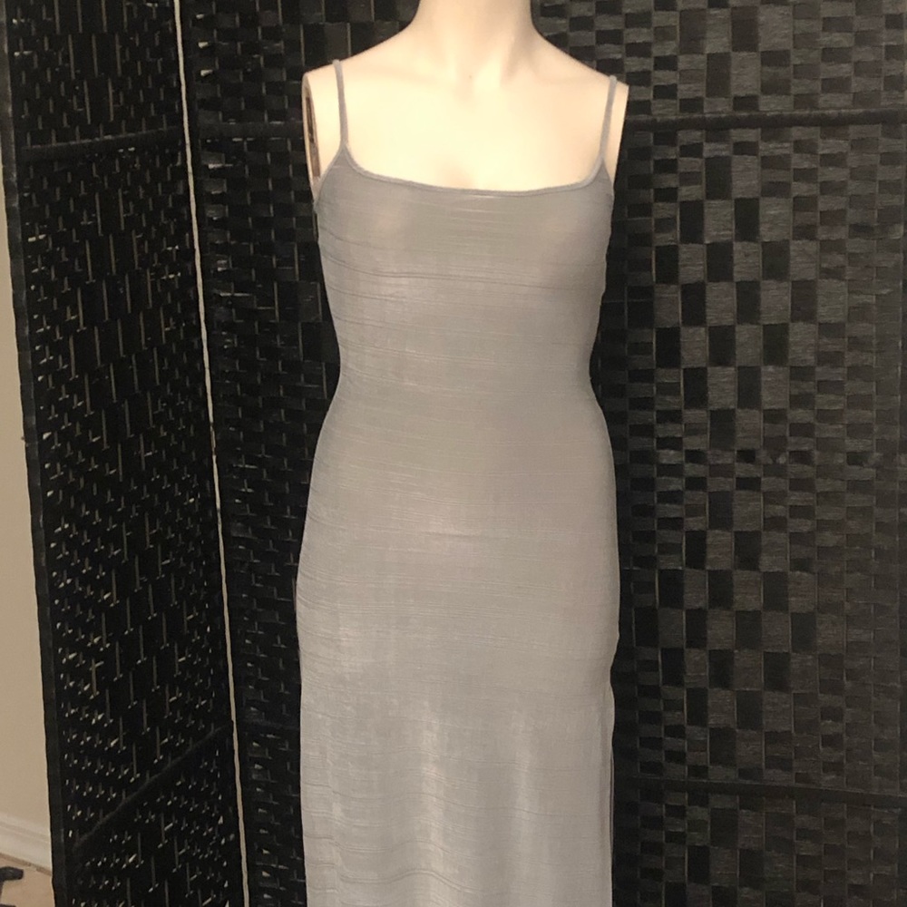 AZIZ Wedding/bridesmaid dress.  Silver/grey